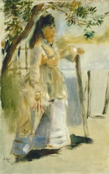 Woman by a Fence, 1866